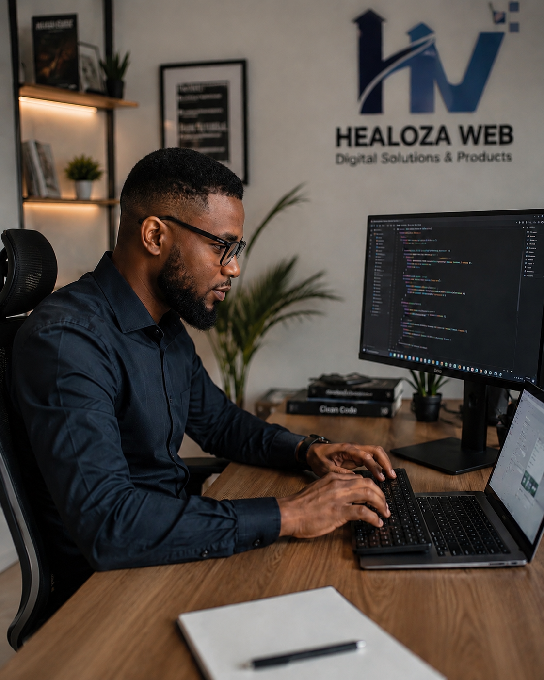 Adedayo Ayoade, Founder and Lead Developer at Healoza Web