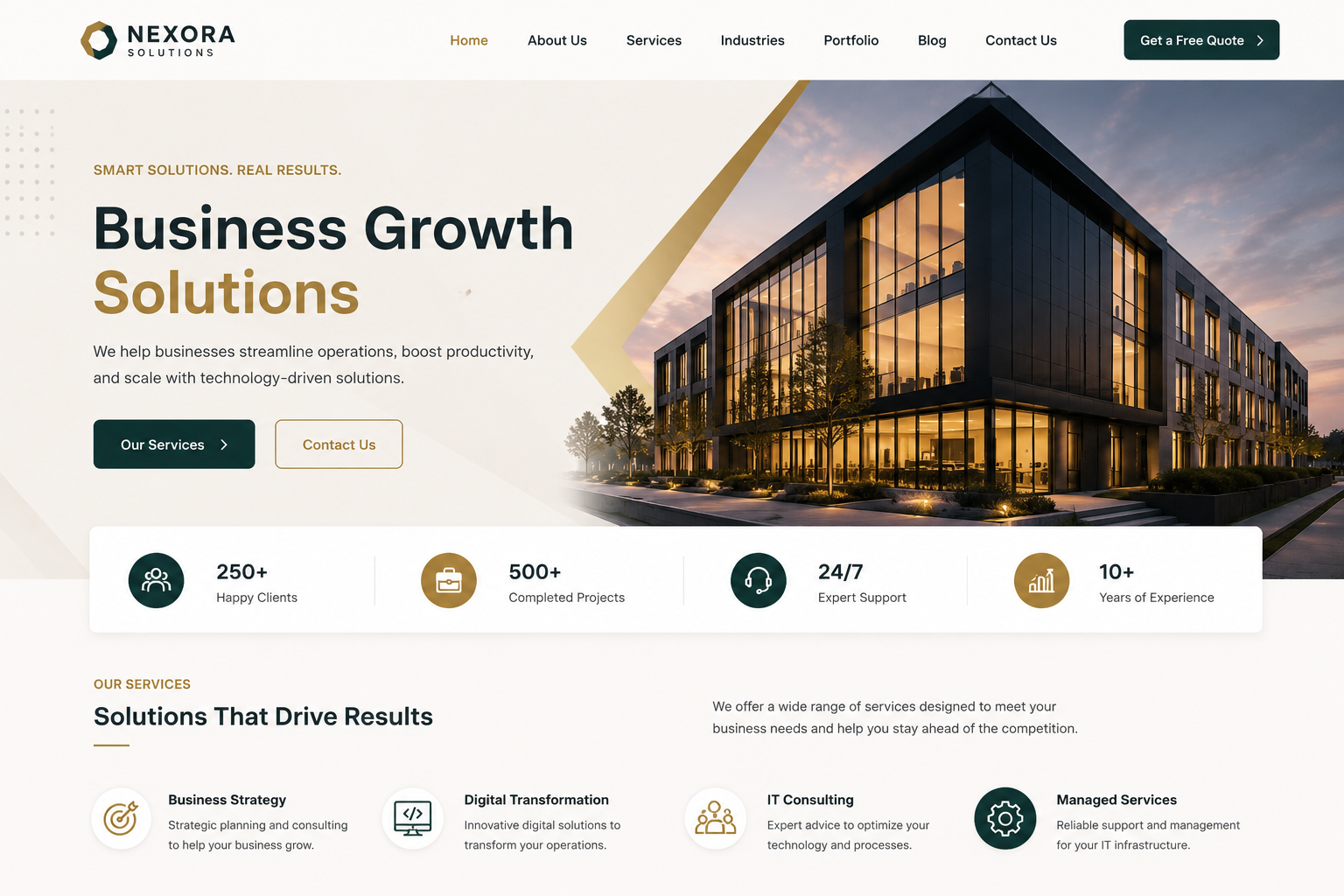 Business Website Project
