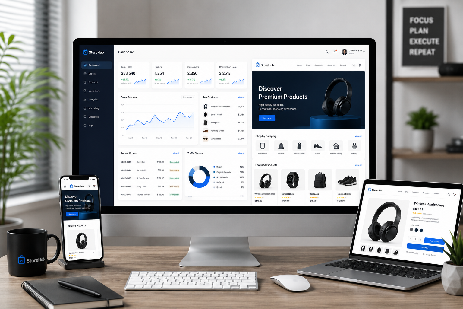 Product design system UI UX project